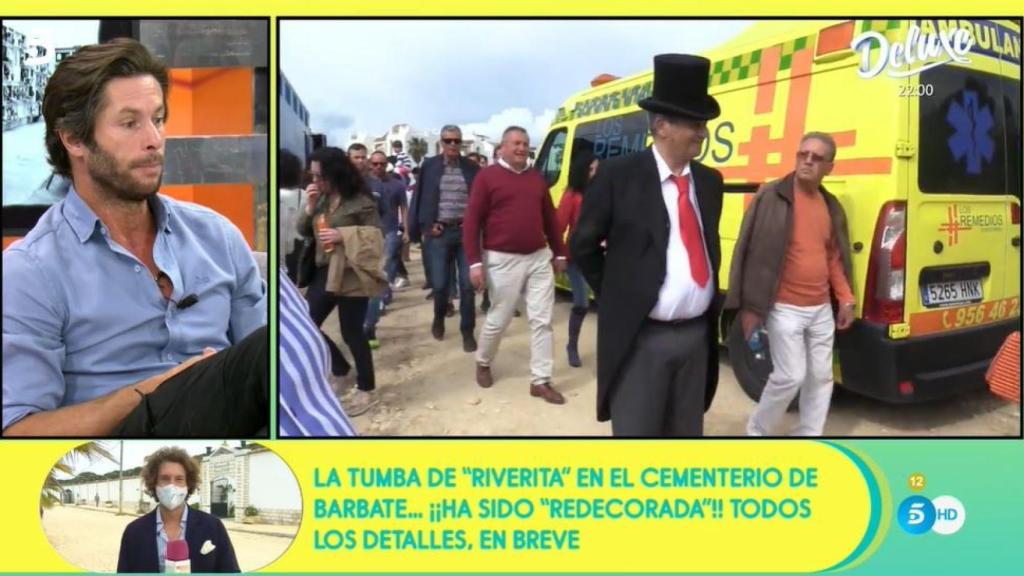 Canales Rivera hablando en 'Sálvame' sobre el conflicto familiar.