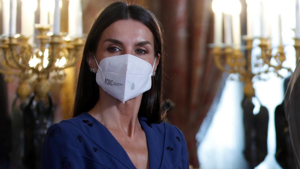 Letizia, este viernes en el Palacio Real.