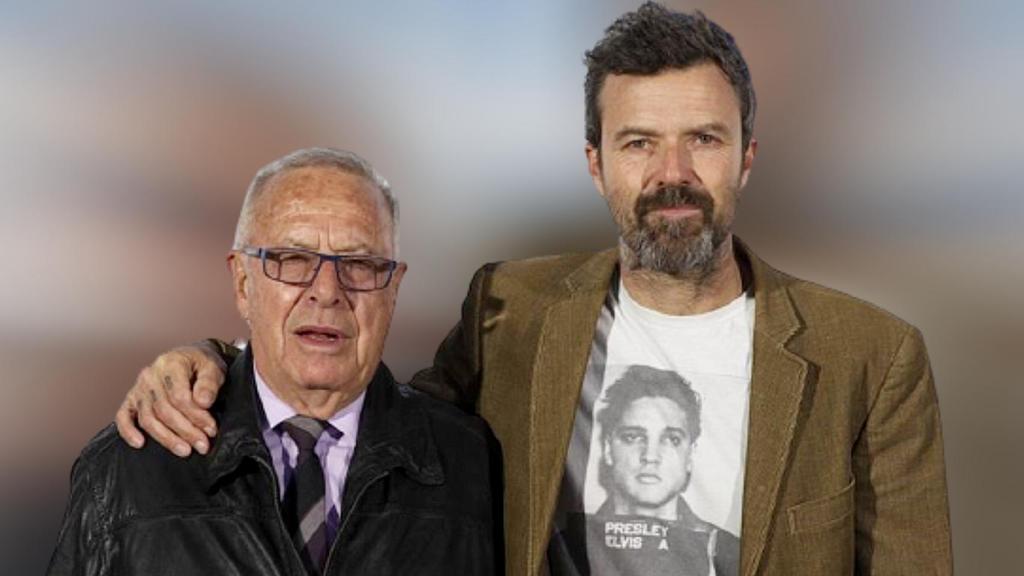 Amado Donés junto a su hijo, Pau Donés, en una imagen de 2016.