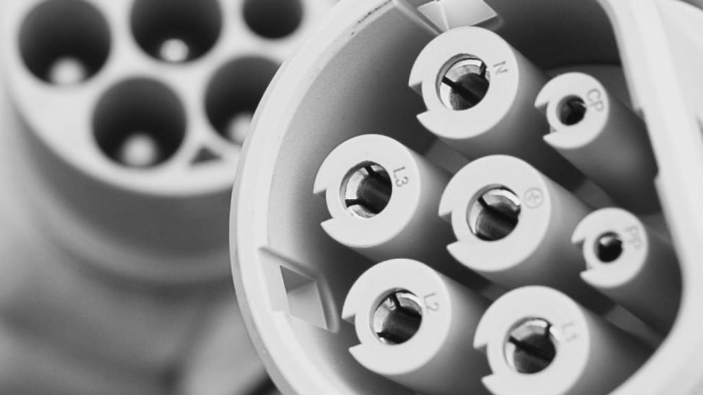 Imagen de un cargador eléctrico.