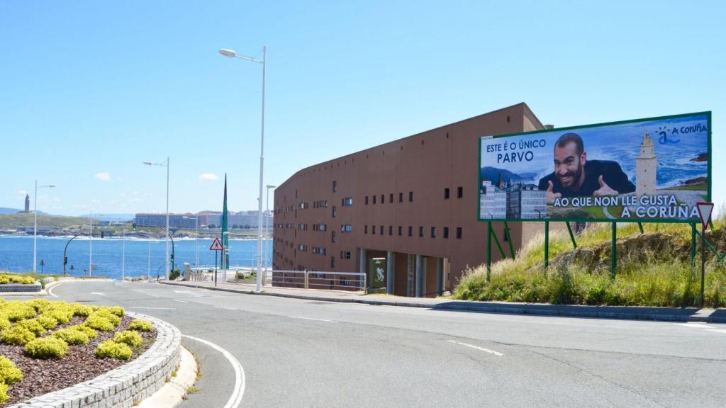 La valla ubicada en la Avenida Gerardo Porto.