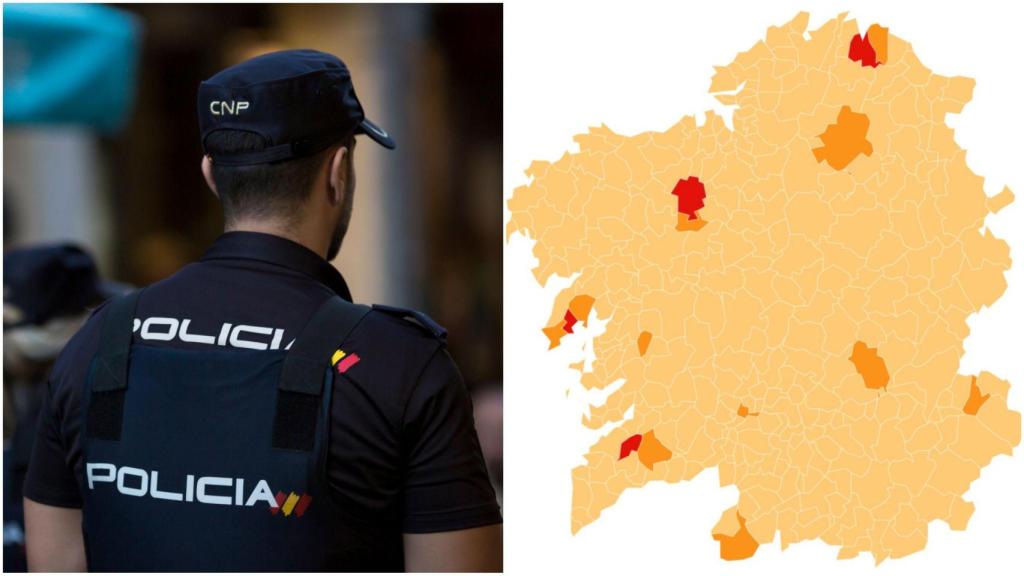 Este es el mapa de Galicia de movilidad, hostelería y restricciones que está en vigor