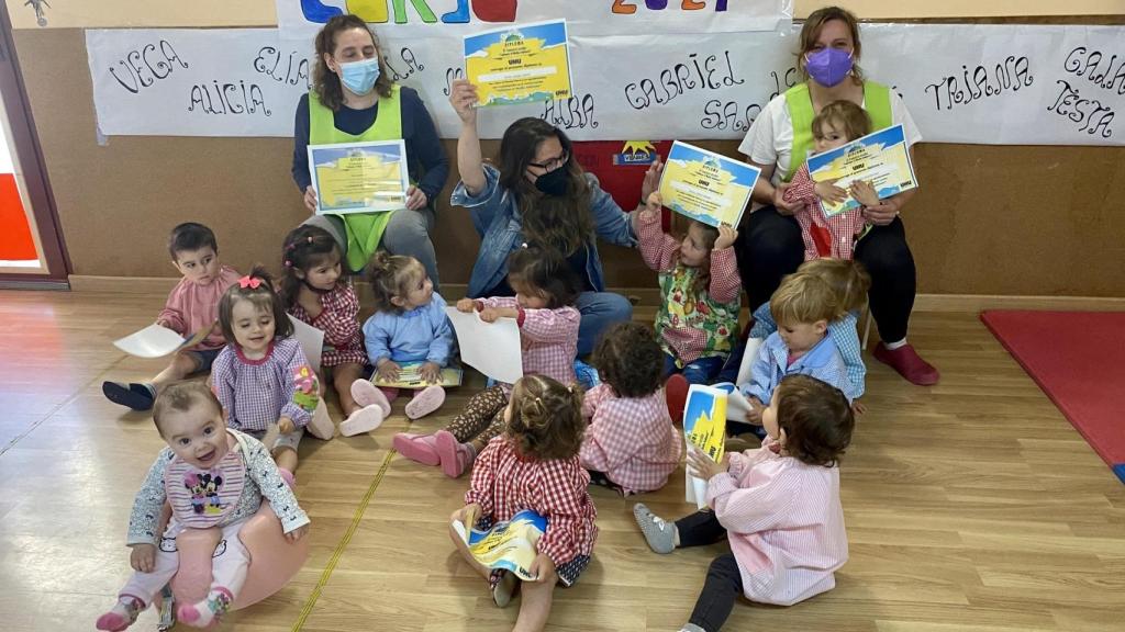 Los peques del PAI de Valdoviño.