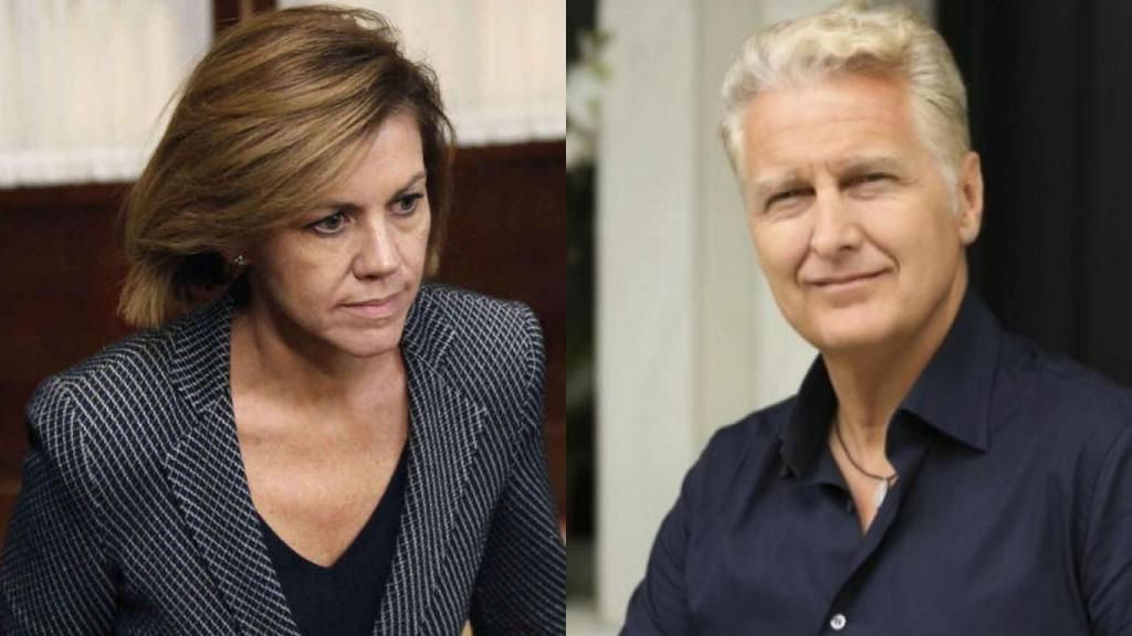 La ex secretaria general del PP María Dolores de Cospedal y el sobrino de su marido, José Herrero de Egaña.