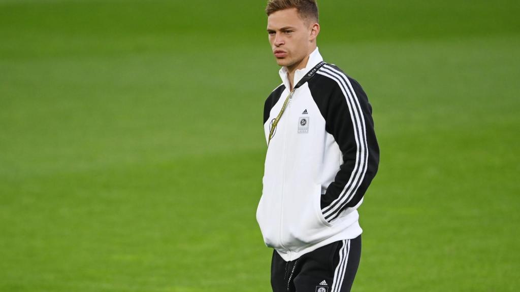 Joshua Kimmich, con la selección de Alemania
