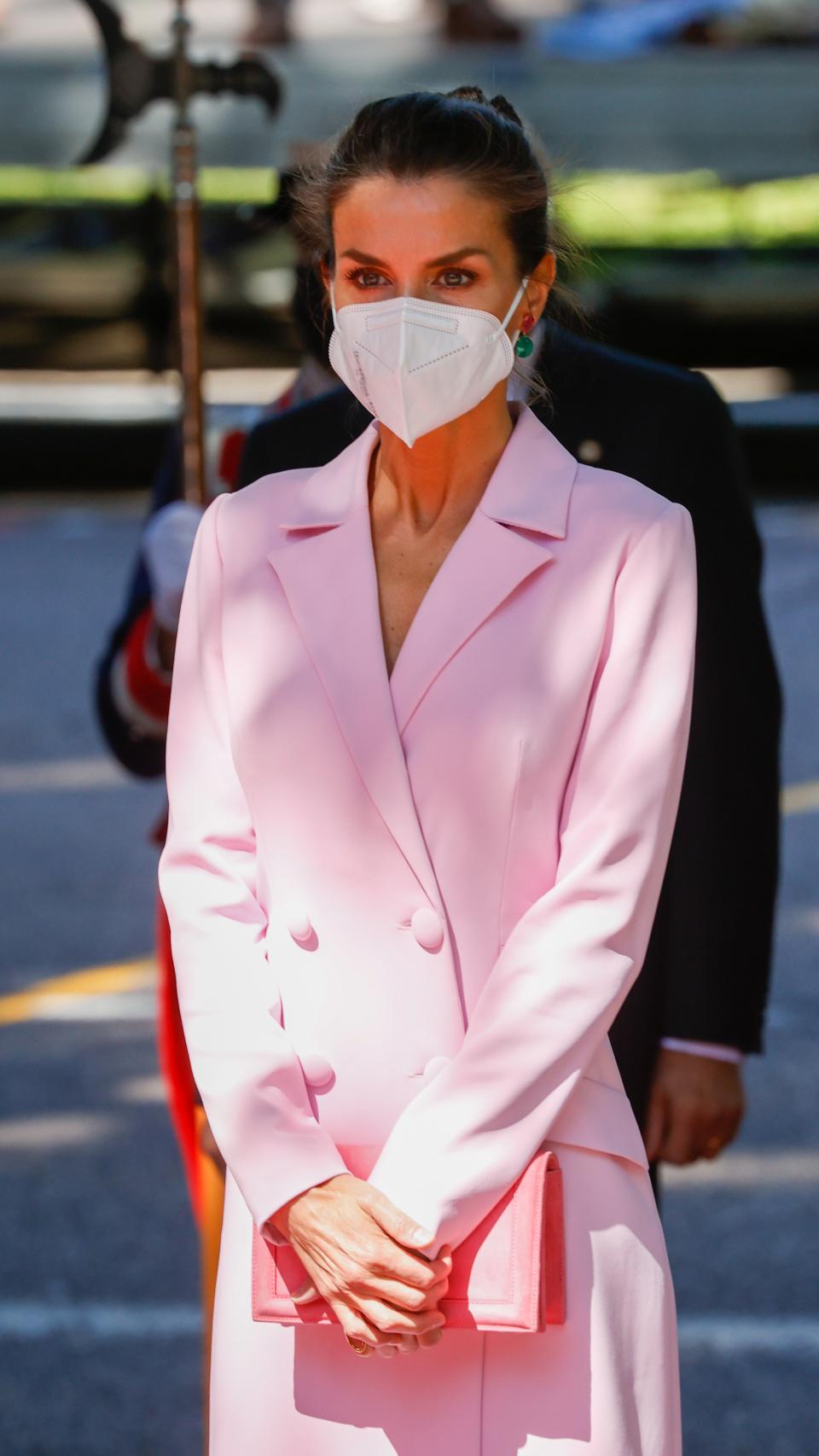 La Reina el pasado día de las Fuerzas Armadas.