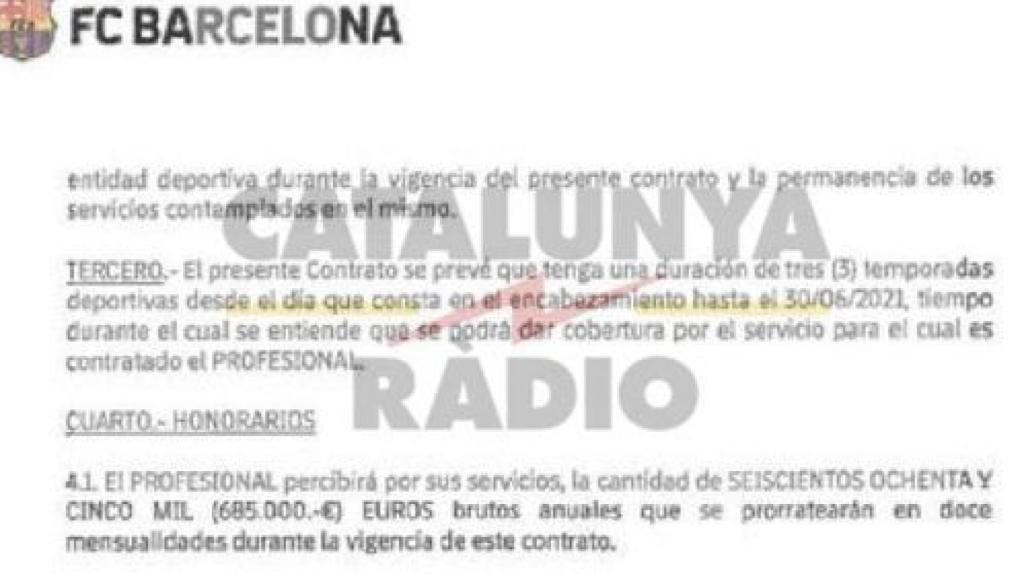 El contrato de André Cury que ha desvelado RAC1