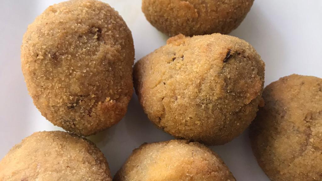 Las croquetas de cocido de la Taberna de Gúchil.