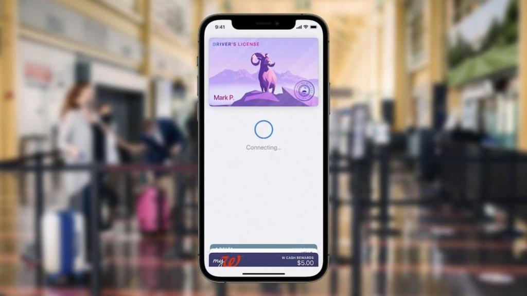 App de Wallet en iOS.