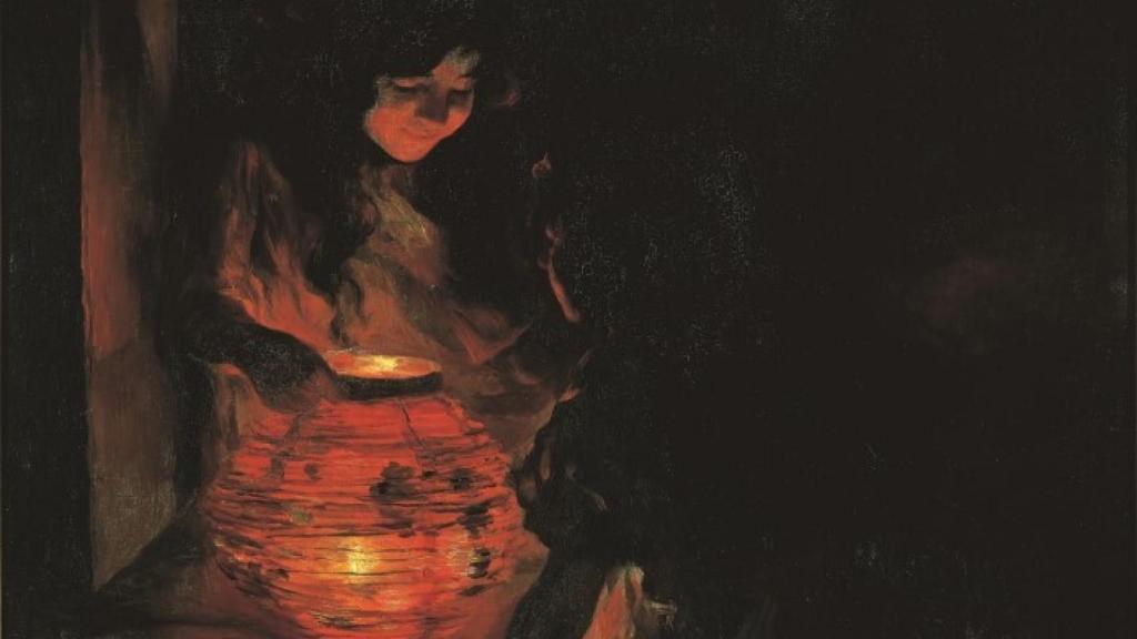 'Niñas a la luz de un farol', de Lluís Graner