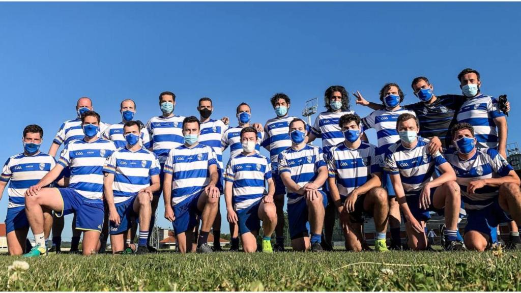 Fillos de Breogán de A Coruña gana la Copa All Galicia de fútbol gaélico y hace doblete