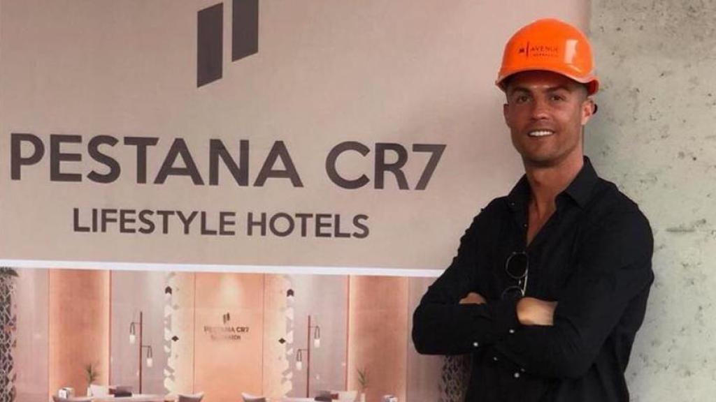 El jugador Cristiano Ronaldo, en uno de sus hoteles Pestana CR7