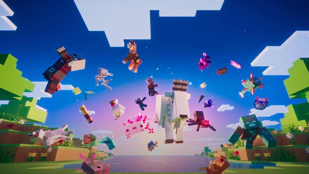 Los nuevos mobs de Cuevas y Acantilados en Minecraft