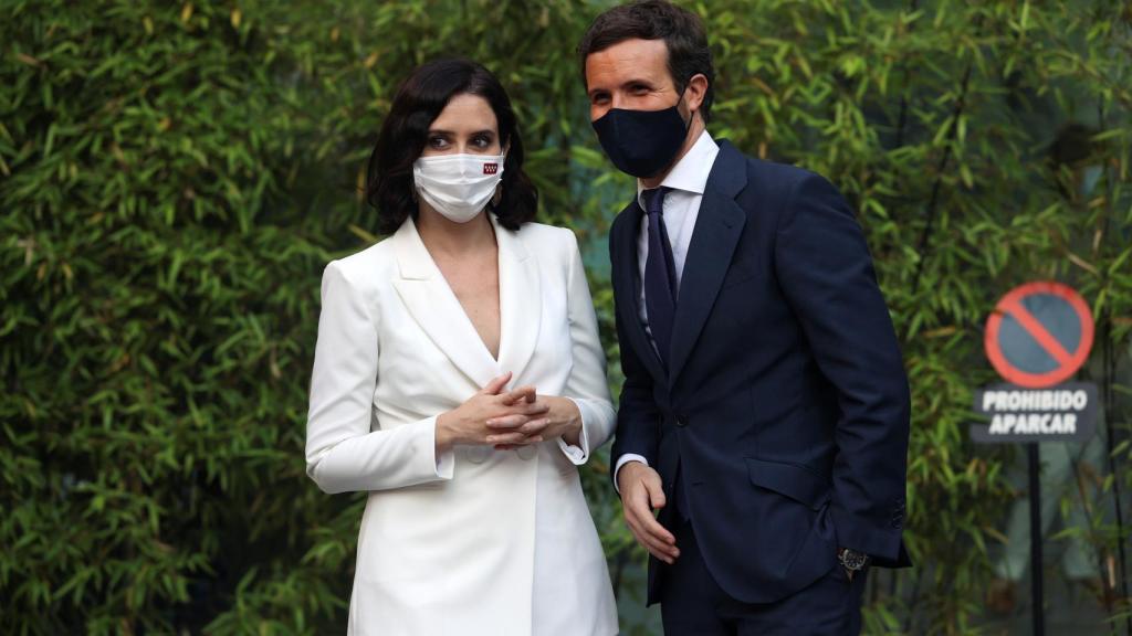 Casado y Ayuso, este martes en Alcalá de Henares.