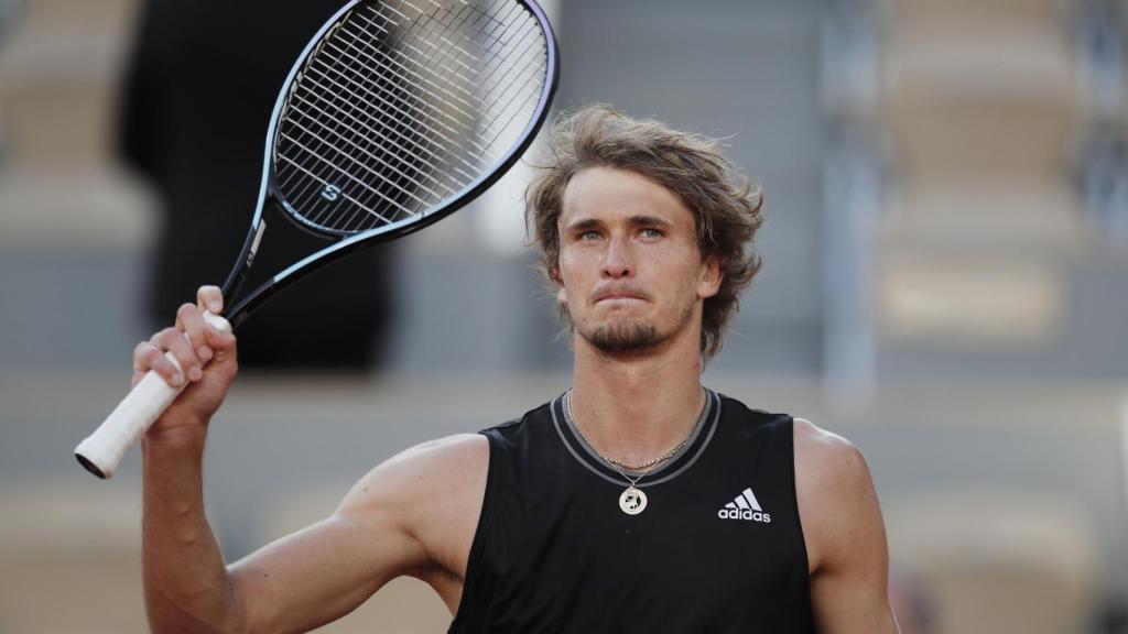 Alexander Zverev celebra el pase a las semifinales de Roland Garros 2021