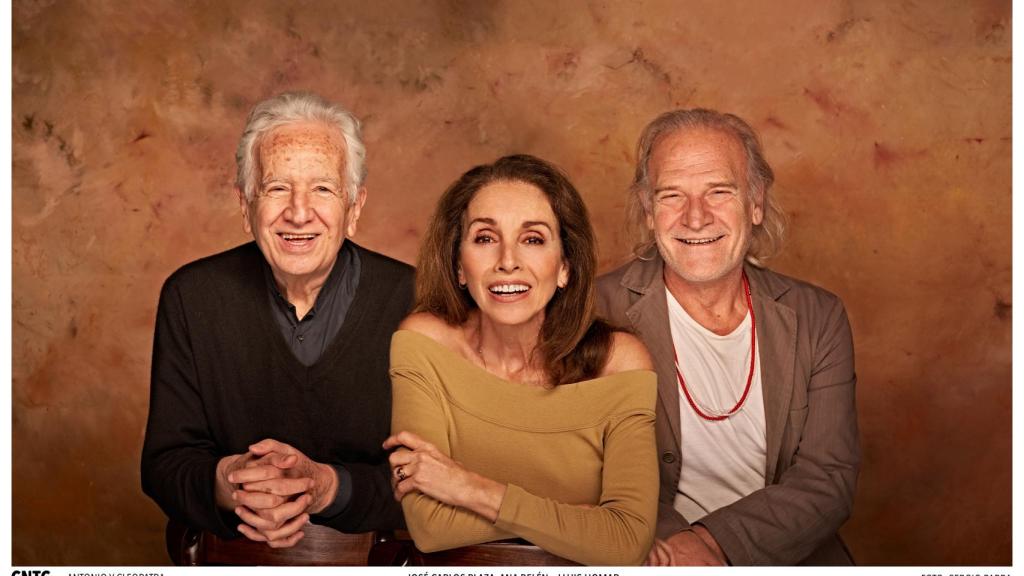 José Carlos Plaza, Ana Belén y Lluís Homar. Foto: Sergio Parra