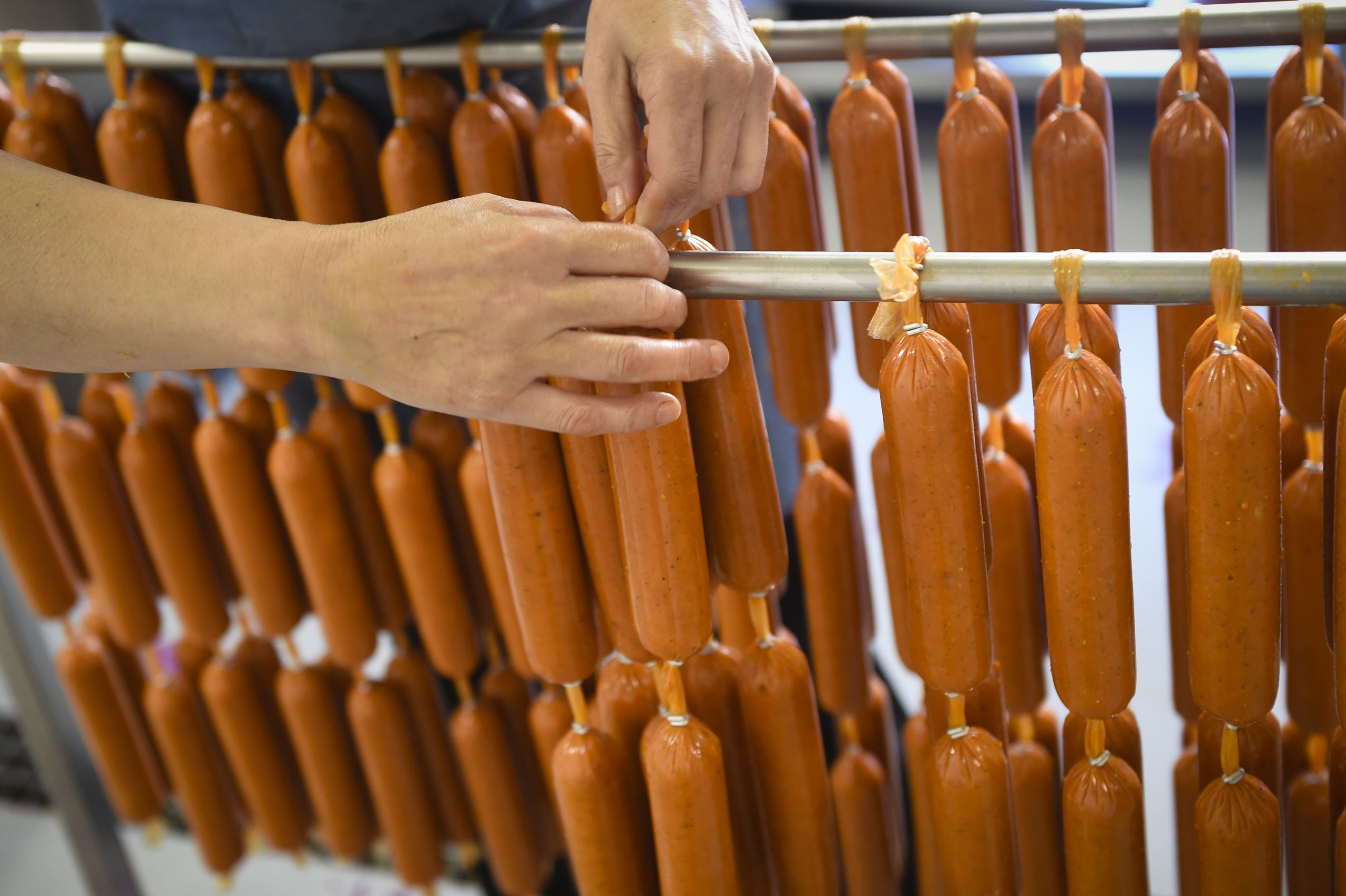 Productos de Calabizo listos para ahumar y secar