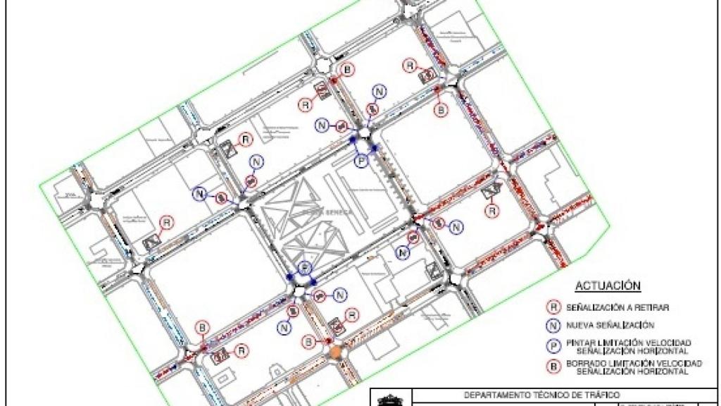 Peatonalización Plaza Séneca.