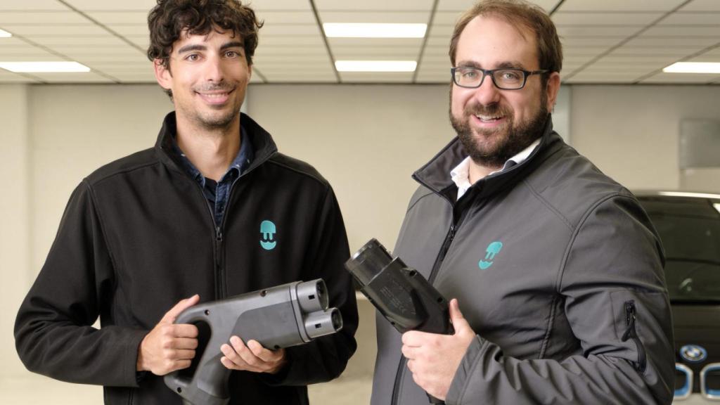 Los cofundadores de Wallbox, Eduard Castañeda (CPO) y Enric Asunción (CEO).