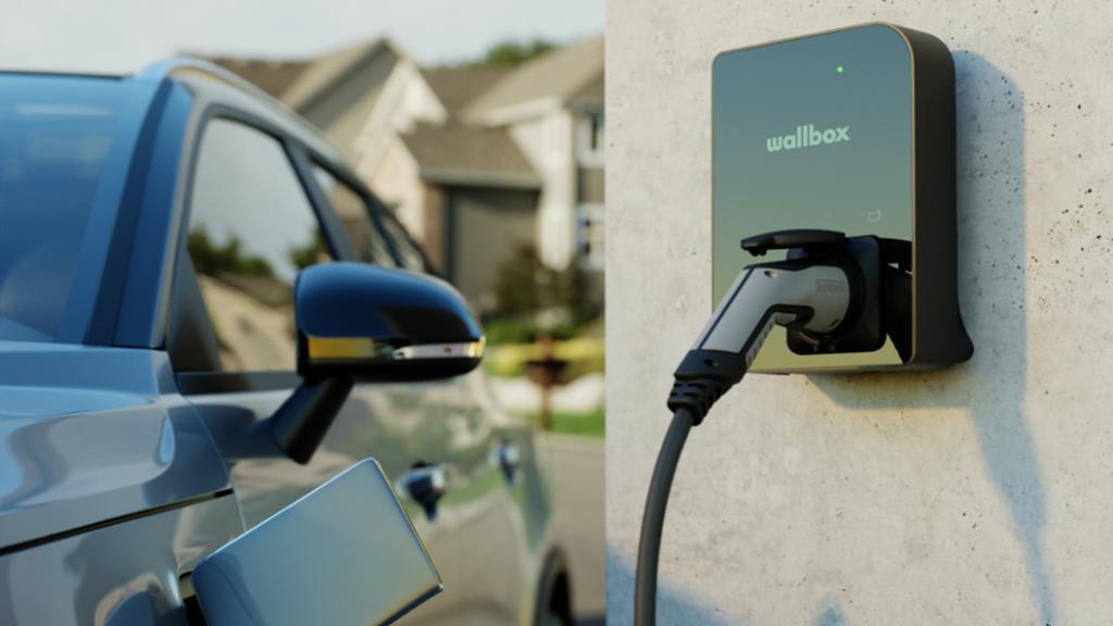 Un cargador de Wallbox.