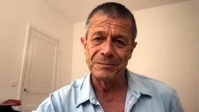 Emmanuel Carrère durante la charla de esta tarde