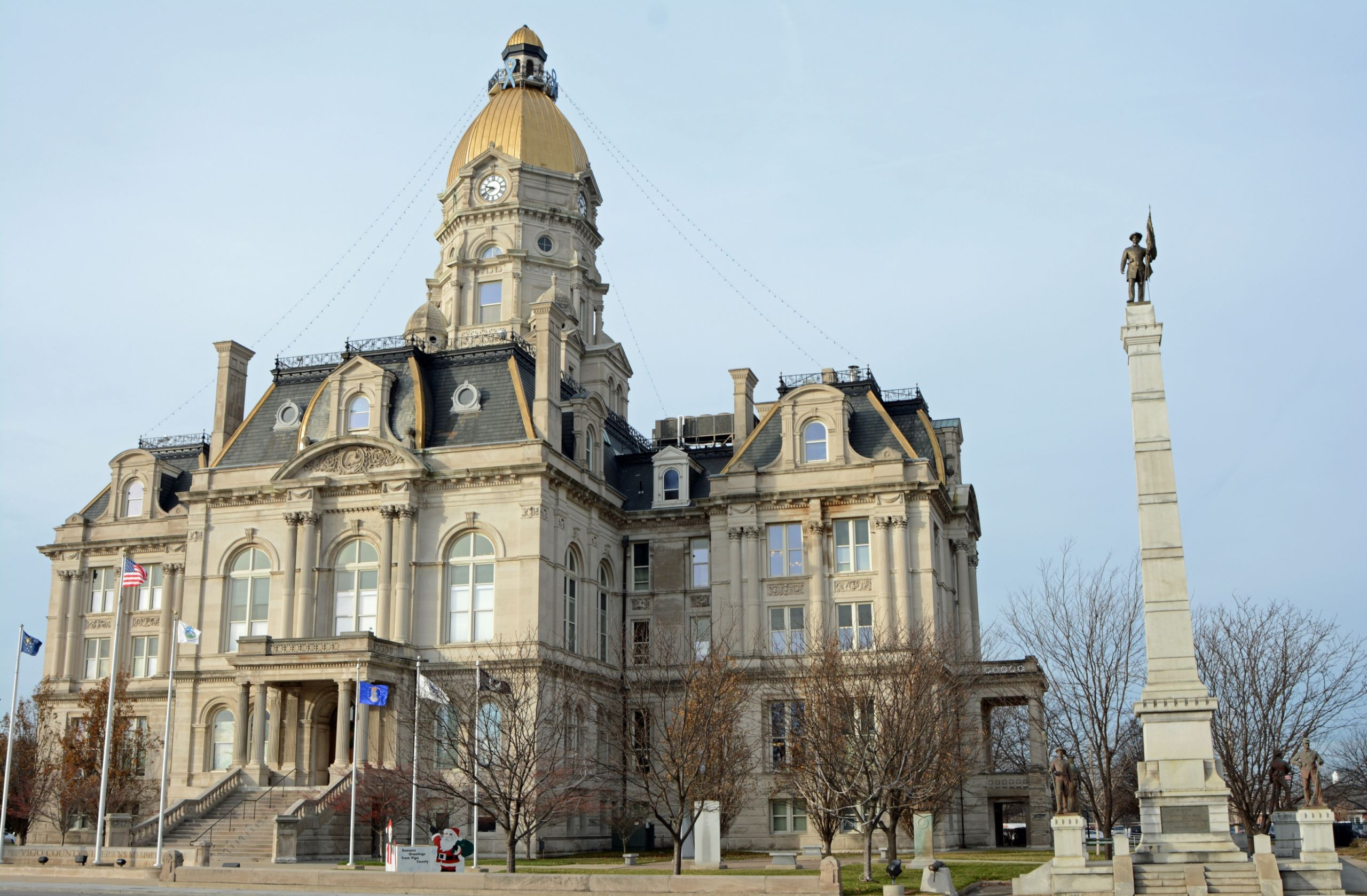 Casa del condado en Vigo, Indiana.