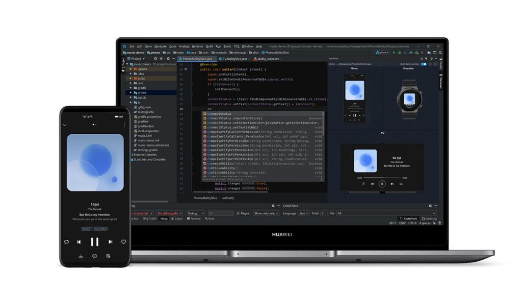 El entorno de desarrollo para desarrolladores de HarmonyOS