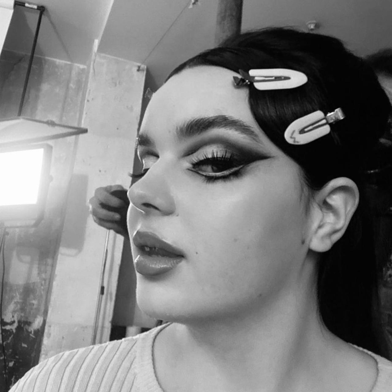 Alicia Gutiérrez en backstage.