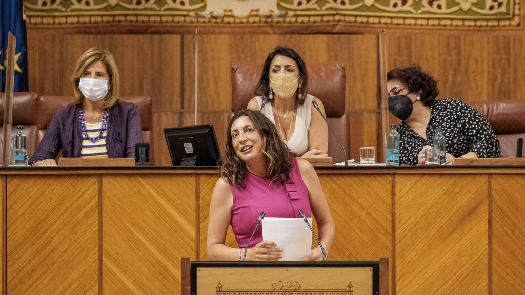 La presidenta del grupo del PP, Loles López.