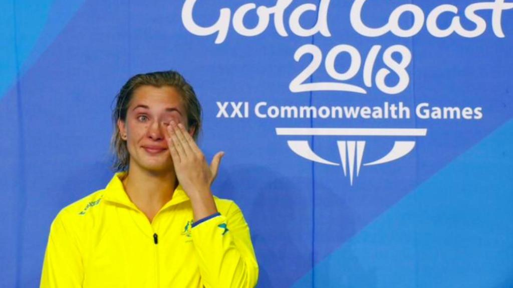 Madeline Groves emocionada tras un triunfo