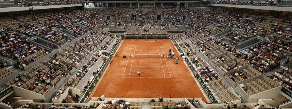 Pista central de Roland Garros