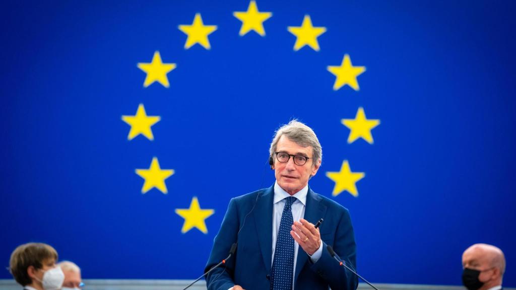 El presidente de la Eurocámara, David Sassoli