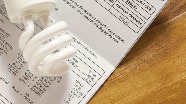 Una factura eléctrica.