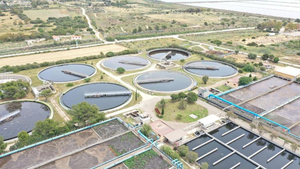 Una de las depuradoras que Acciona tiene en Italia.