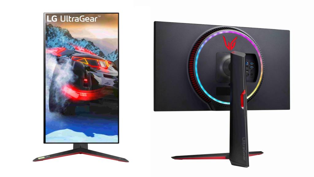 La pantalla se puede girar y cuenta con un aro de LUZ.