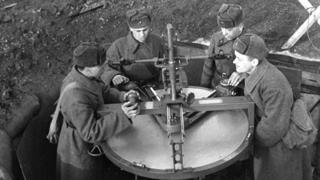 Baterías antiaéreas para la defensa de Moscú