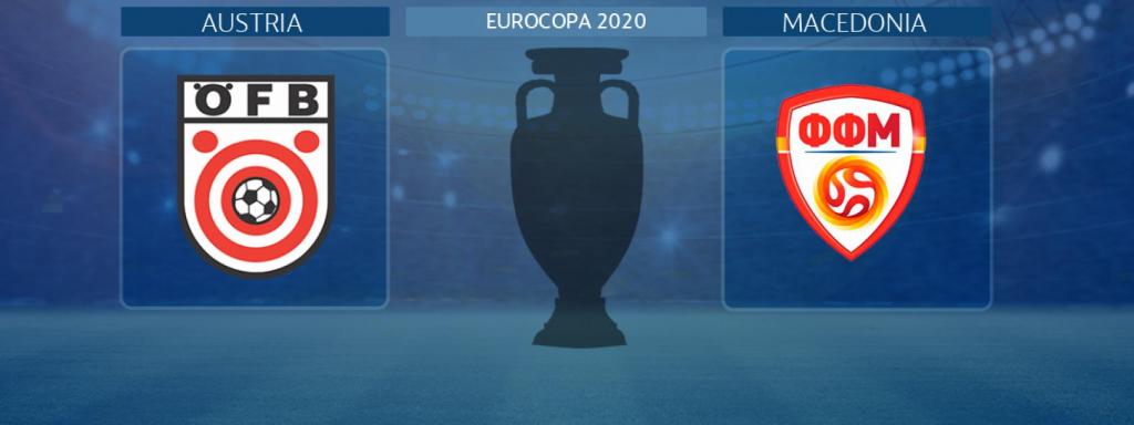 Austria - Macedonia, partido de la Eurocopa 2020
