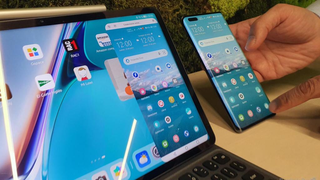 Mirroring en la Huawei MatePad 11 con Harmony OS