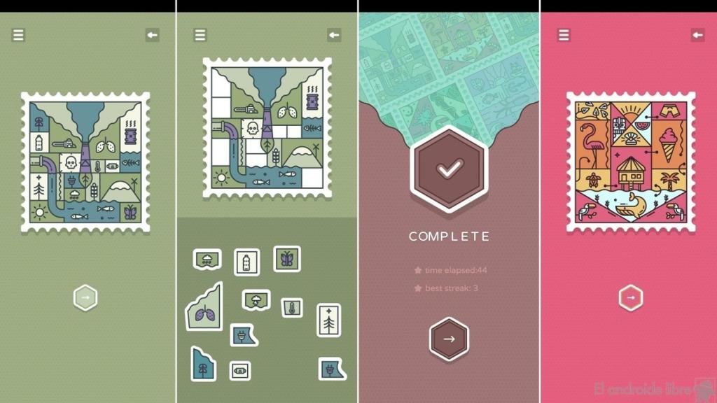 Memory Stamps niveles