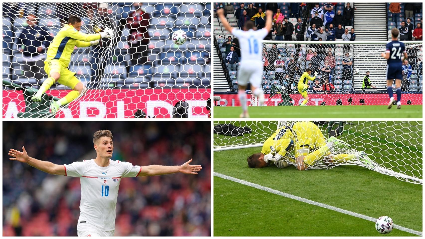 Schick hace el gol de la Eurocopa