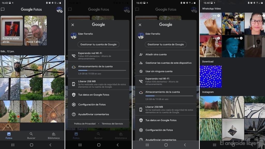 Google Fotos usar sin cuenta