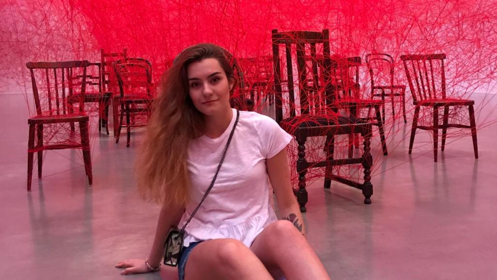 Sofía Sapega, novia de Raman Pratasevich, en una imagen de 2019.