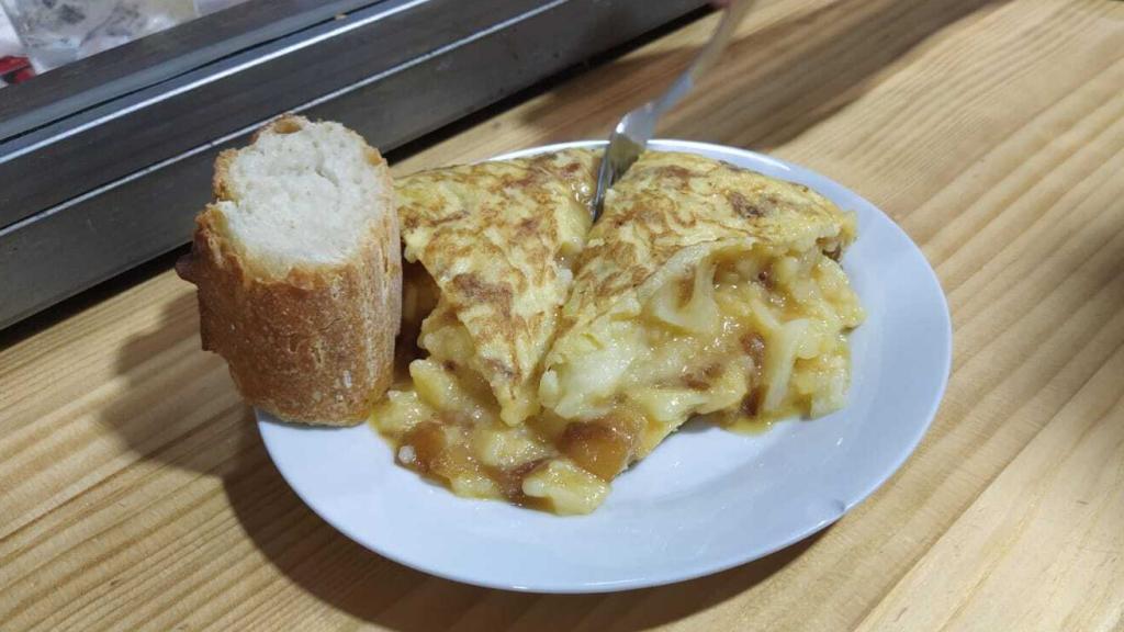 El pincho de tortilla de patatas de Casa Dani.