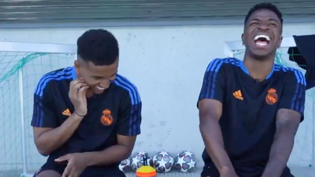 Vinicius y Rodrygo, en un vídeo del Real Madrid