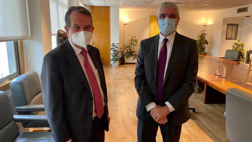 El alcalde de Vigo y el presidente de Renfe, Isaías Táboas Vázquez.
