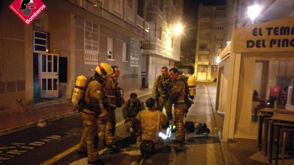 Uno de los incendios de Torrevieja.
