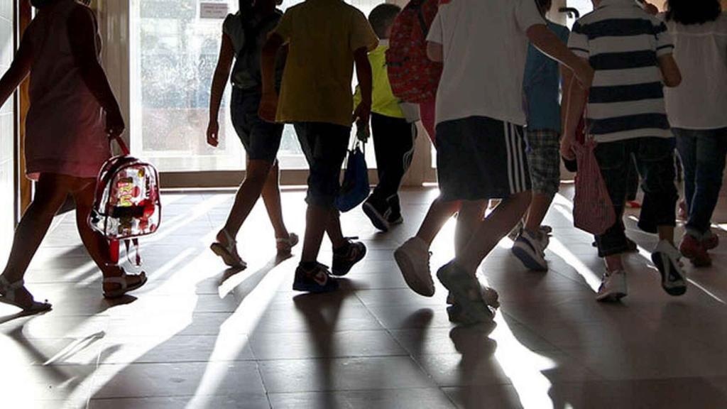 Niños en un colegio, en imagen de archivo.