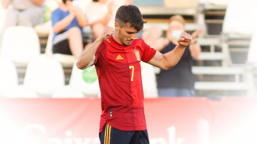 Brahim Díaz, con la Selección