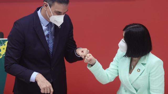 Pedro Sánchez y Carolina Darias en una imagen de archivo.