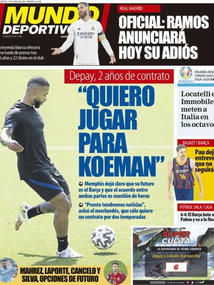 Portada Mundo Deportivo
